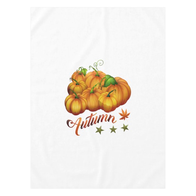 Autumn pumpkins      tablecloth (Front)