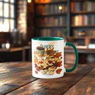 Autumn Puzzle Mug – Piece by Piece, Cosy Vibes