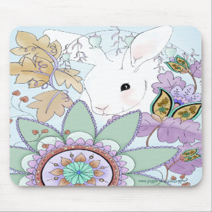 Autumn Rabbit Mousepad