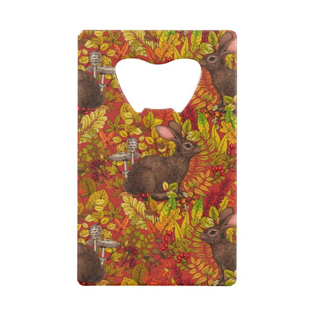 Autumn Rabbit on red (Front)