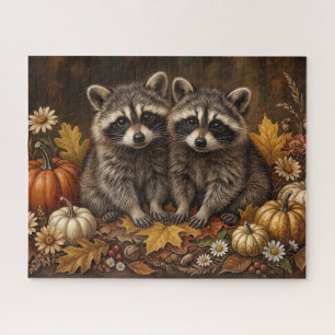 Autumn Raccoons Puzzle