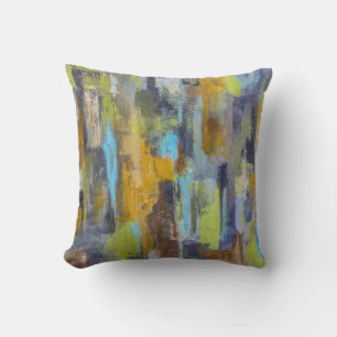 Autumn Rain 16 x 16 Poly Throw Pillow