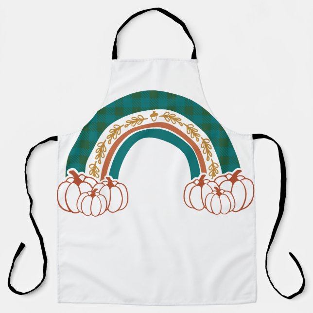 Autumn Rainbow Apron (Front)