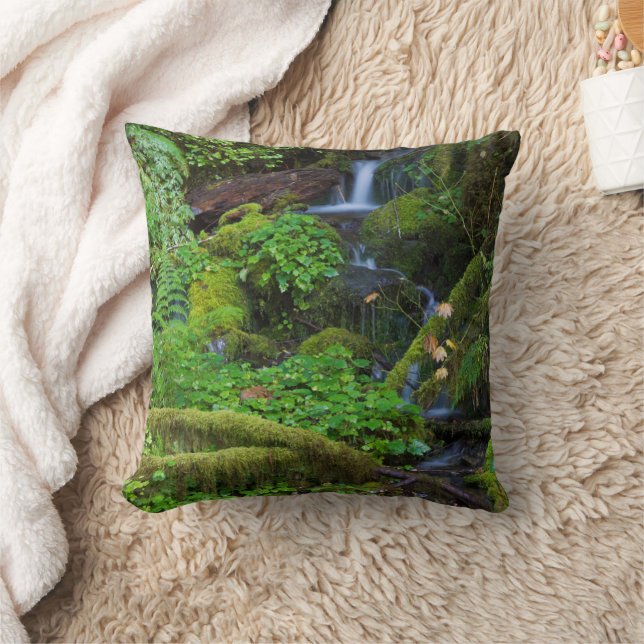 Autumn Rainforest | Olympic National Park Cushion (Blanket)