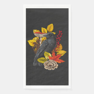 Autumn raven 2 napkin