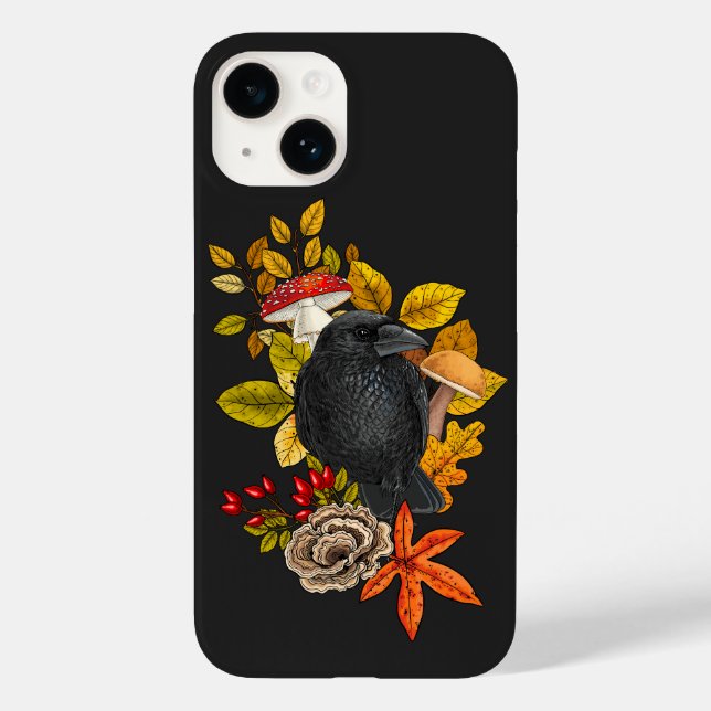 Autumn raven Case-Mate iPhone case (Back)