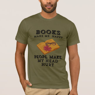 Autumn Reading Retreat Books Make Me Happy T-Shirt