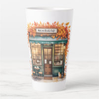 Autumn Reads Café Tasses — Fall Bookstore