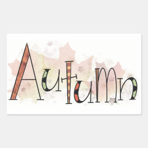 Autumn Rectangular Sticker