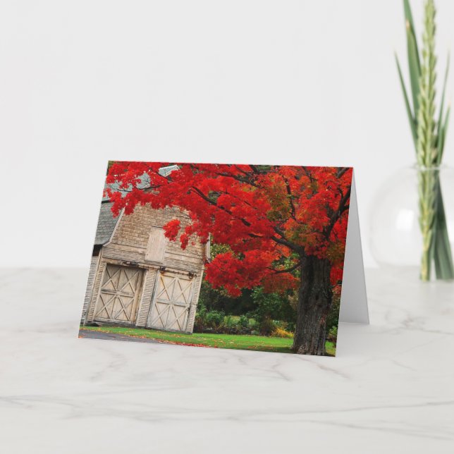 Autumn Red Card (Front)