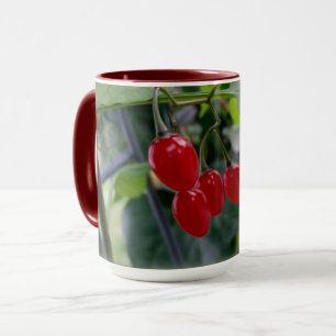 Autumn red spots mug