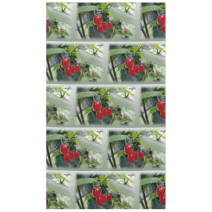 Autumn red spots tablecloth