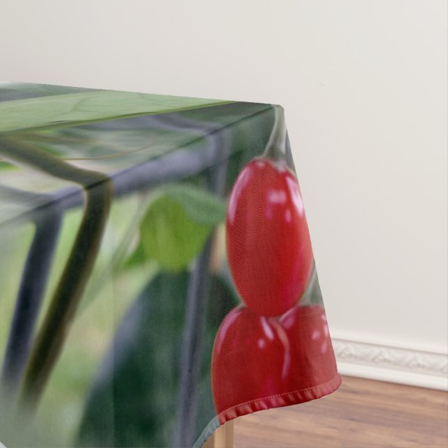 Autumn red spots tablecloth (In Situ)