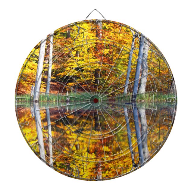 Autumn Reflection Dartboard (Front)