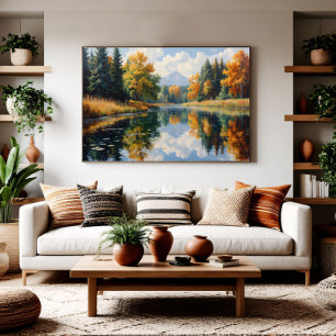 Autumn Reflections Canvas Print