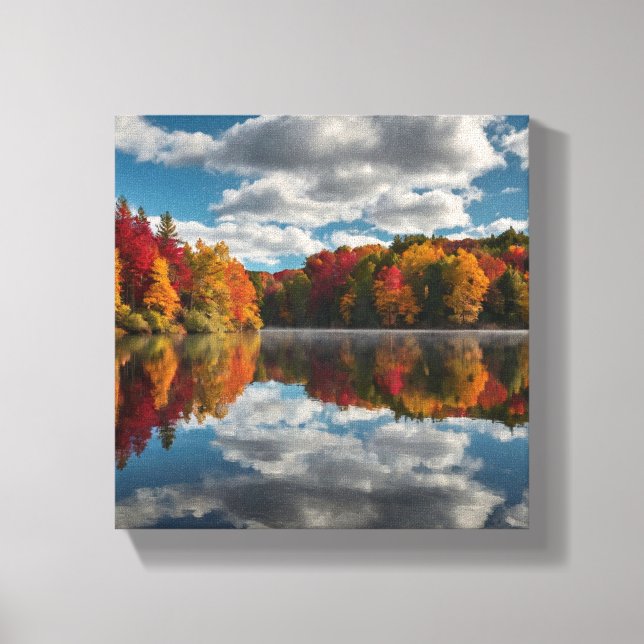 Autumn Reflections Canvas Wall Art (Front)