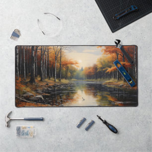Autumn Reflections Desk Mat
