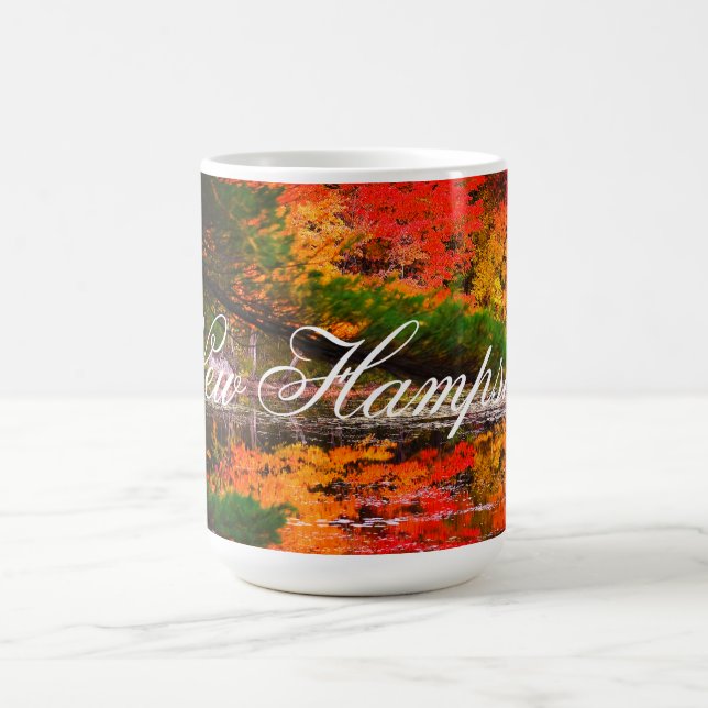 Autumn Reflections New Hampshire Coffee Mug (Center)