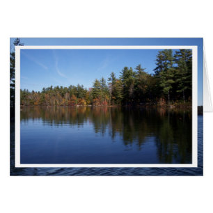 Autumn Reflections off the Lake