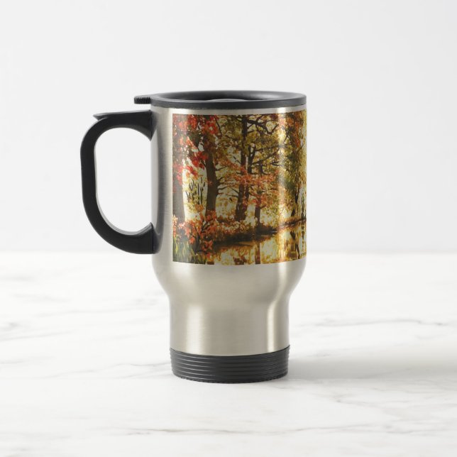 Autumn Reflections Travel Mug (Left)