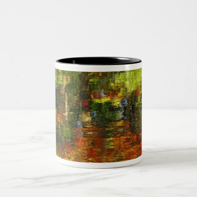 Autumn Reflections Two-Tone Coffee Mug (Center)
