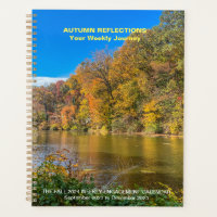 Autumn Reflections: Your Weekly Journey Calendar