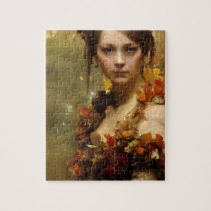 autumn renaissance princess jigsaw puzzle