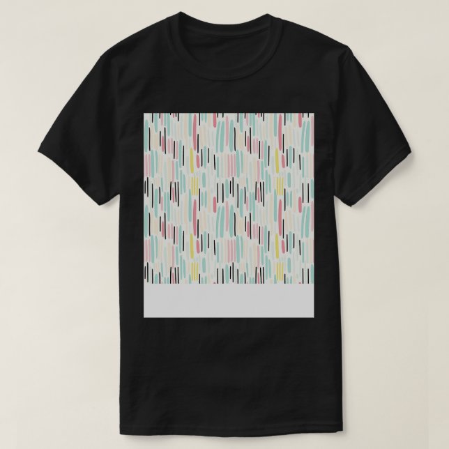 Autumn Retro Pastel Doodle Delight 5 Copy T-Shirt (Design Front)