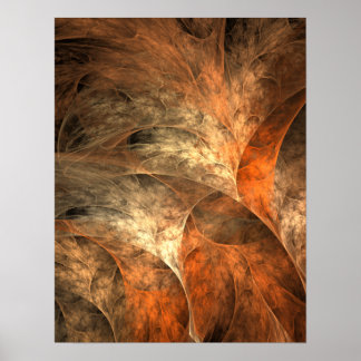 Autumn Riches Fractal Art Print