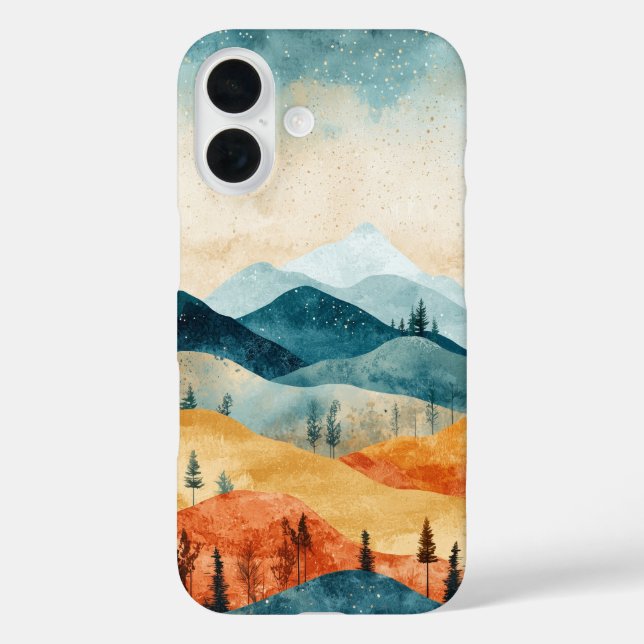 Autumn Ridge Glow Phone Case (Back)