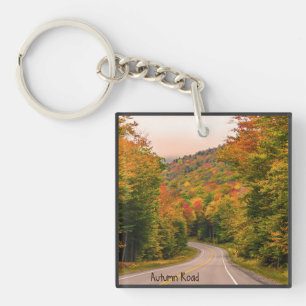 Autumn Road Acrylic Keychain