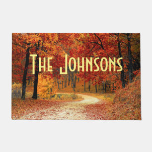 Autumn Road Doormat