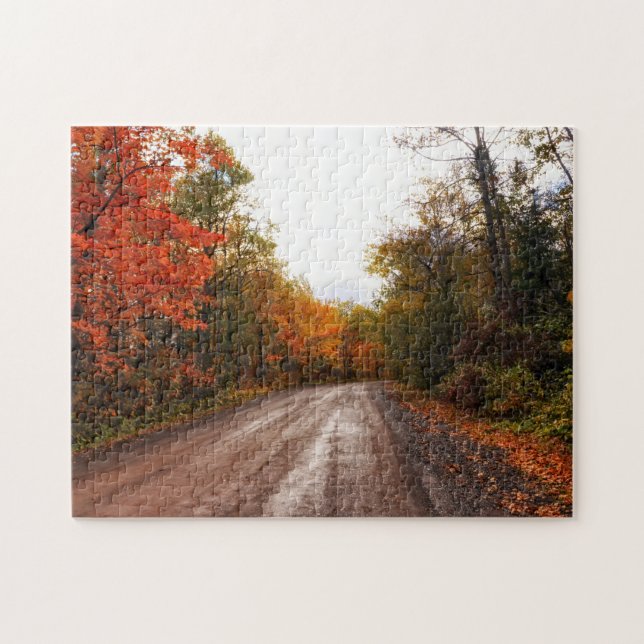 Autumn Road Jigsaw Puzzle (Horizontal)