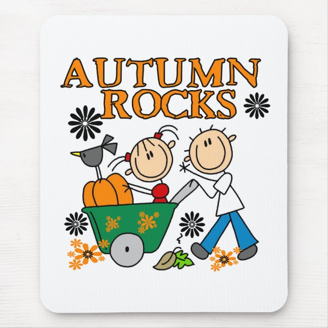 Autumn Rocks Mouse Mat (Front)