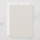 Autumn Romance Burgundy Wedding Invitation (Back)