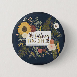 Autumn Romance IV   We Belong Together 6 Cm Round Badge