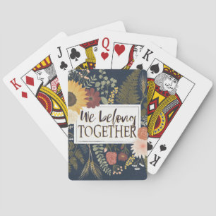 Autumn Romance IV We Belong Together Playing Cards