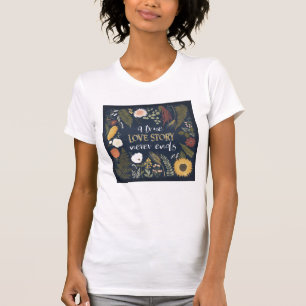 Autumn Romance V   A True Love Story Never Ends T-Shirt