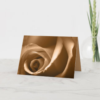 Autumn Rose Greeting Card