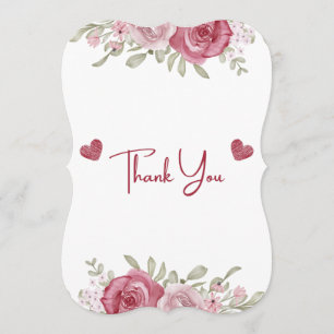 Autumn Rustic Burgundy Calligraphy Flat Wedding Th Invitation