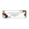 Autumn Rustic Burgundy Return Address Label