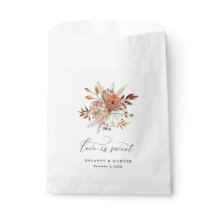 Autumn Rustic Floral Love is Sweet