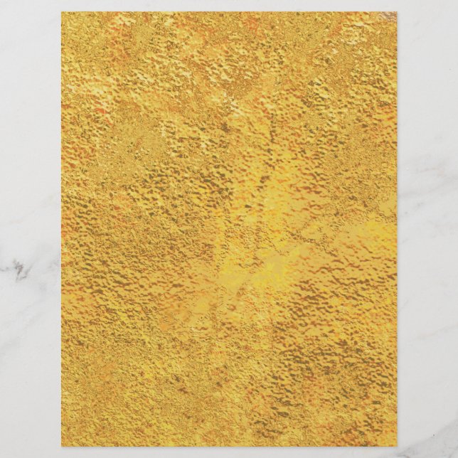 Autumn Rustic Texture Gold Scrapbooking (Front)