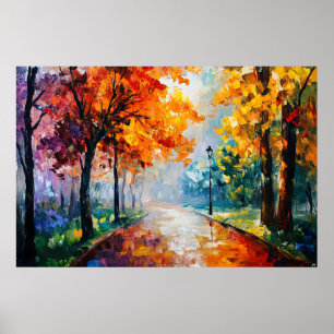 Autumn’s Golden Passage Poster