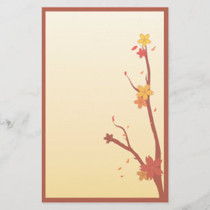 Autumn Sakura Stationery