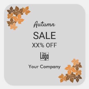 Autumn Sale on Marketing Collateral Square Sticker