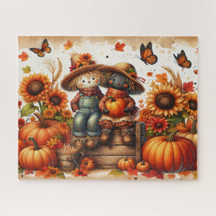 Autumn Scarecrows Puzzle