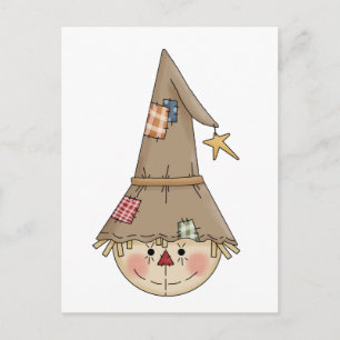 Autumn Scarecrows · Scarecrow 3 Postcard