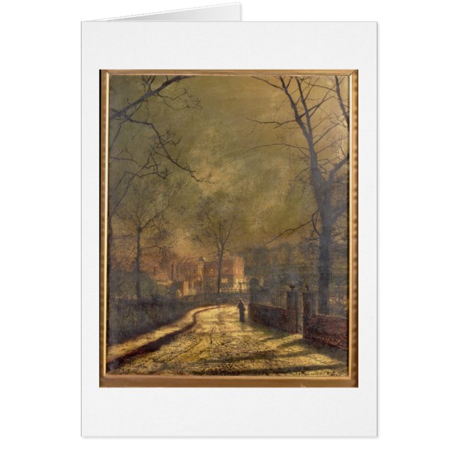 Autumn Scene, Leeds, 1874 (oil on board) (Front)