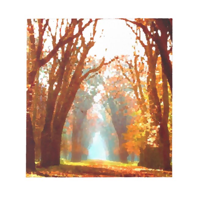 Autumn Scene Notepad (Front)